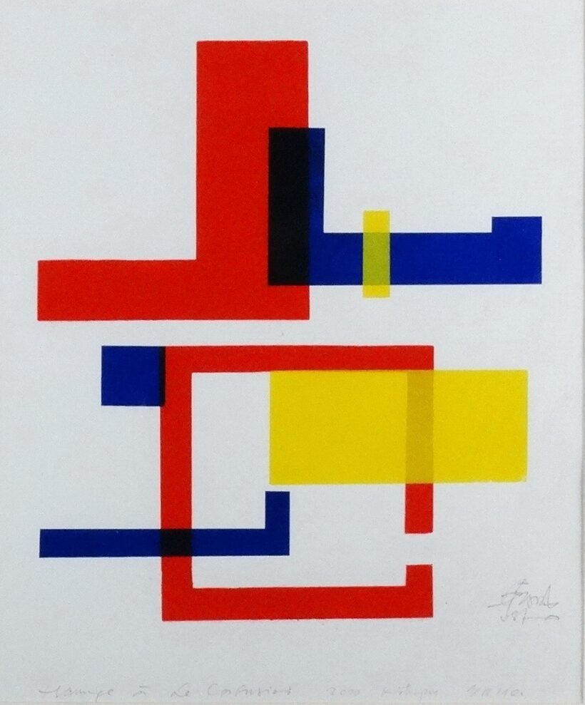 Ézsiás István (1943): Homage a la Corbusier 2000