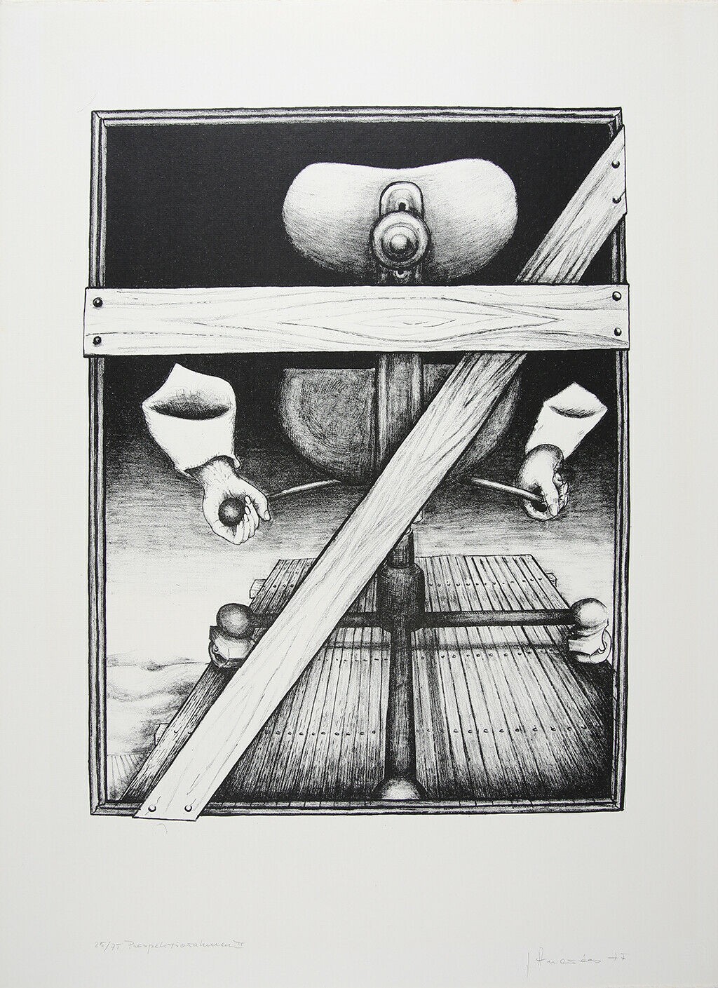 Gerhard Andreas: Perspektíva I., 1977