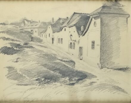 Örkényi jelzéssel: Tabáni részlet 1920