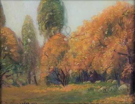 Bálint Árpád (1870-,): Legelésző juhok