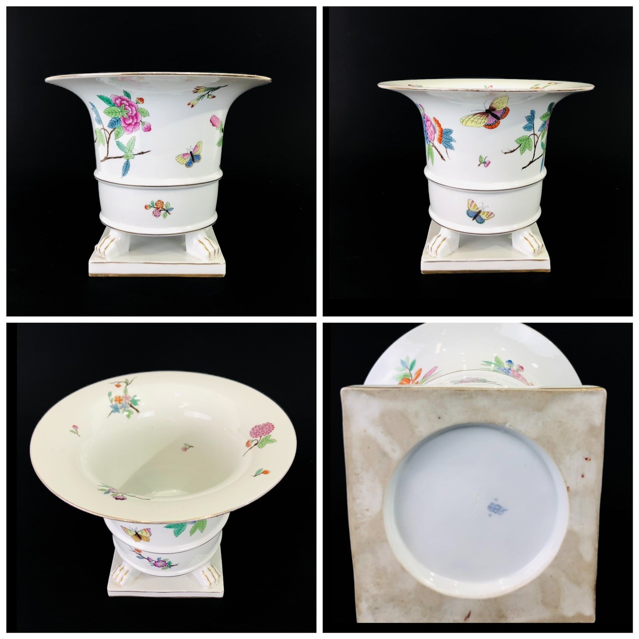 Herendi antik Kaspó1850-1860 között - Image 2