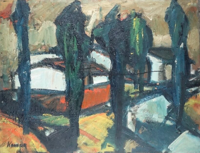 Konfár Gyula (1933-2008): Jegenyesor