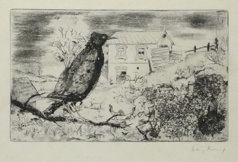 Láng Rudolf (1904-1991): A holló 1972