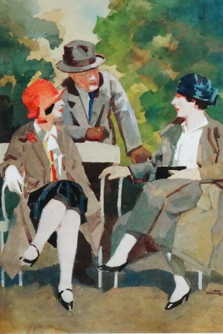 Sautner Lipót (1889-): Parkban