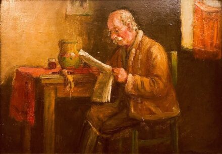 Horváth G. Andor (1876-1966): Nagyapa olvas