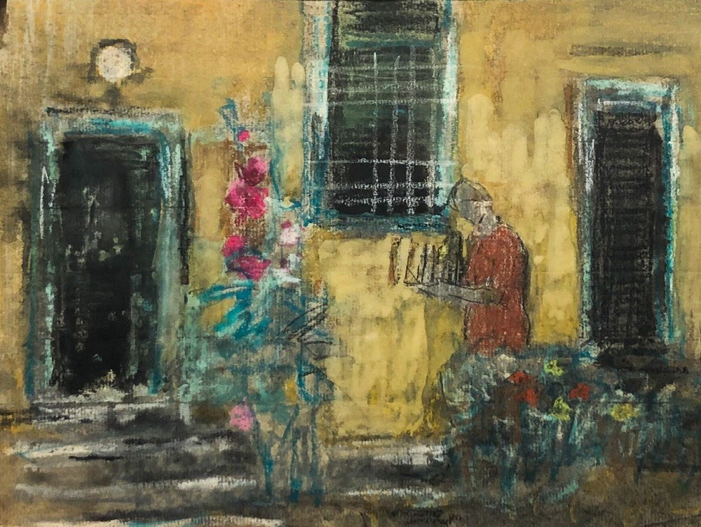 Mihaltz Pál (1899-1988): Nő tálcával