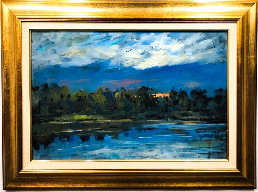 Walter Gábor (1963-2014): Folyópart - Image 2