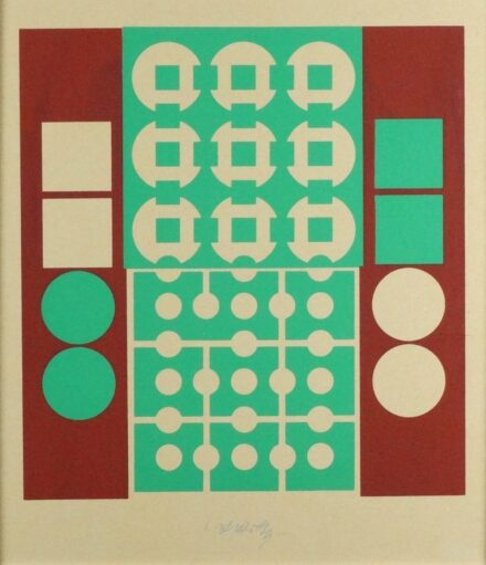 Vasarely Victor (1908 - 1997) - Vasarely : Homage Bartók