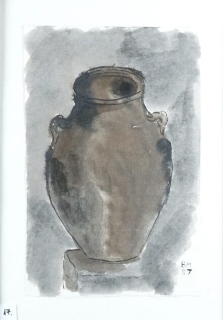 Borsos Miklós (1906 - 1990) : Korsó, 1987
