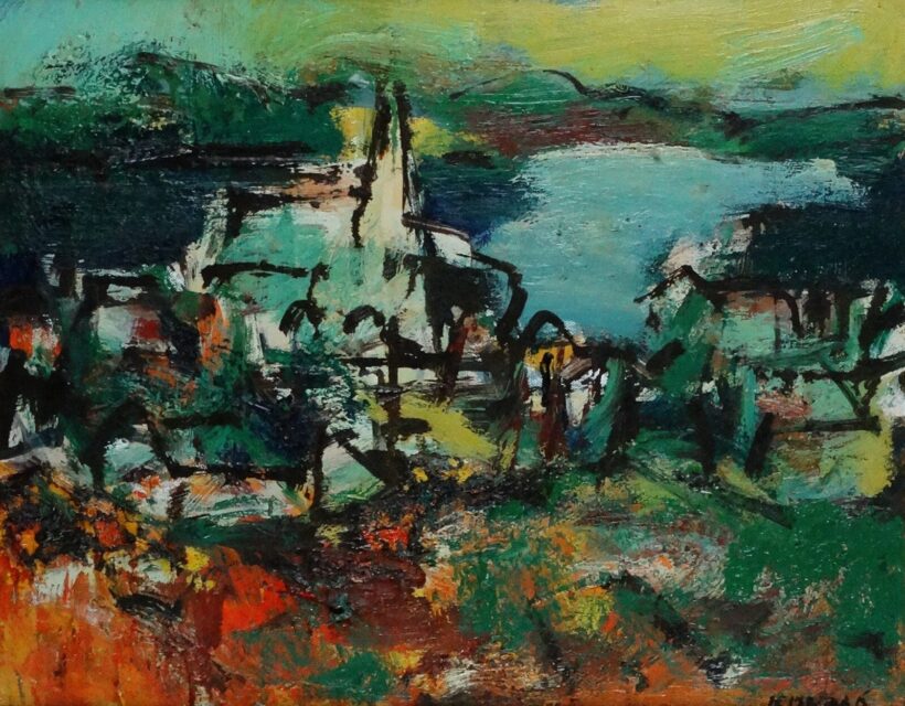 Konfár Gyula (1933-2008) : Szicíliai hegyi falu