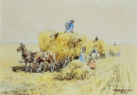 Wallburg Egon (1911-2004) : Szénagyűjtők 1934