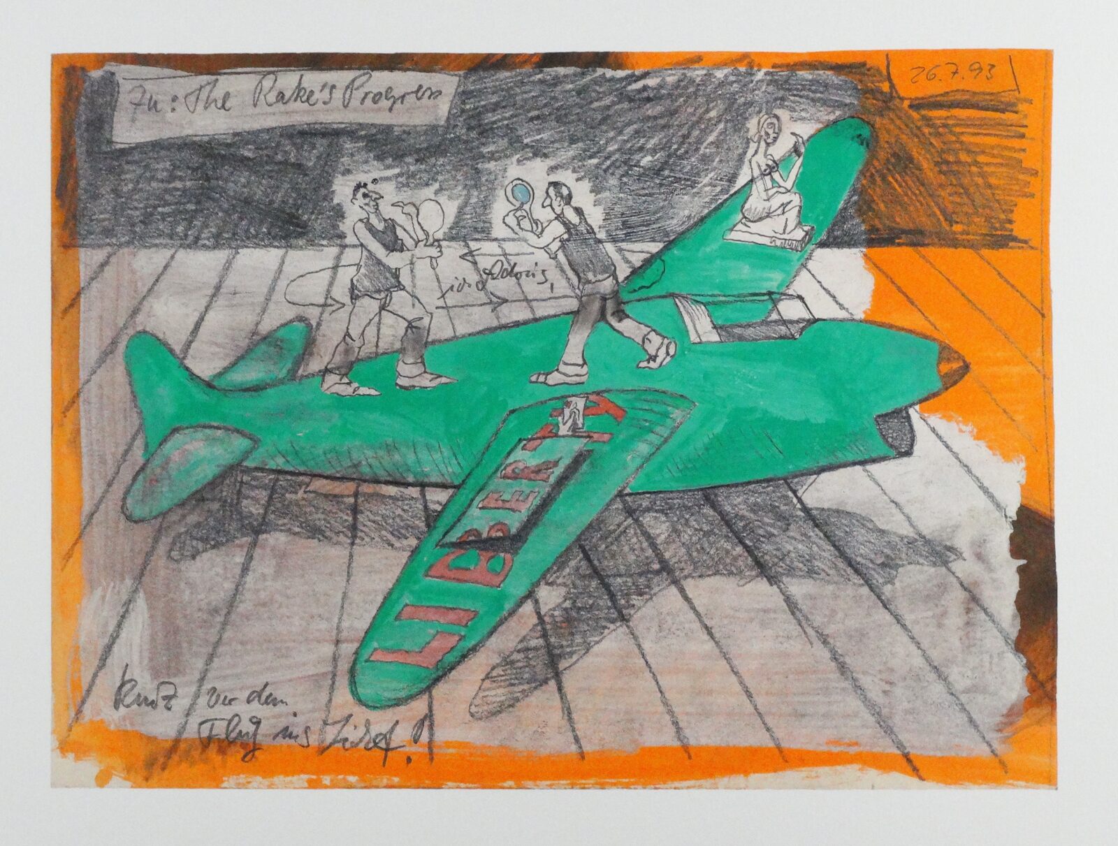 Jörg Immendorff (1945-2007) : The Rakes Progress 1993