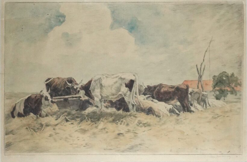 Edvi Illés Aladár (1870-1958) : Itatás
