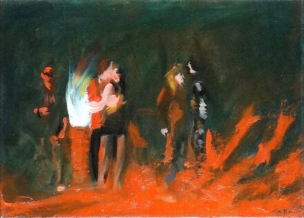 Lajta Gábor (1955) : Tűz körül III.2001.