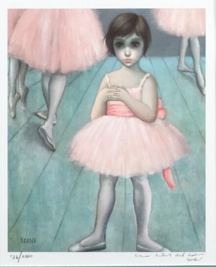 Margaret Keane(1927) : Balllerina Girl Big Eyes 236/2200