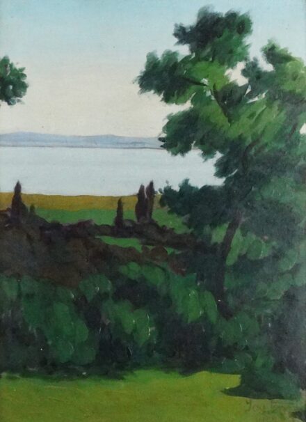 Sass Brunner Ferenc (1882-1963) : Tópart 1924