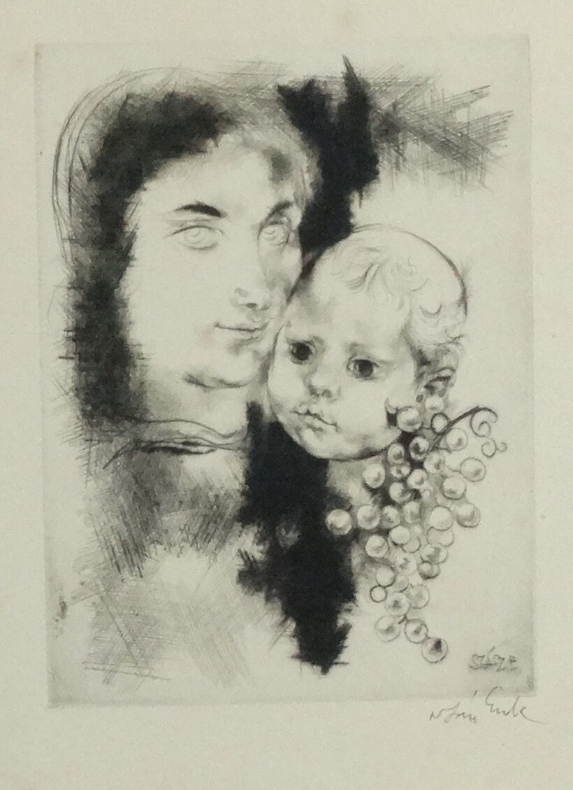 Szász Endre (1926 - 2003) : Anya germekével
