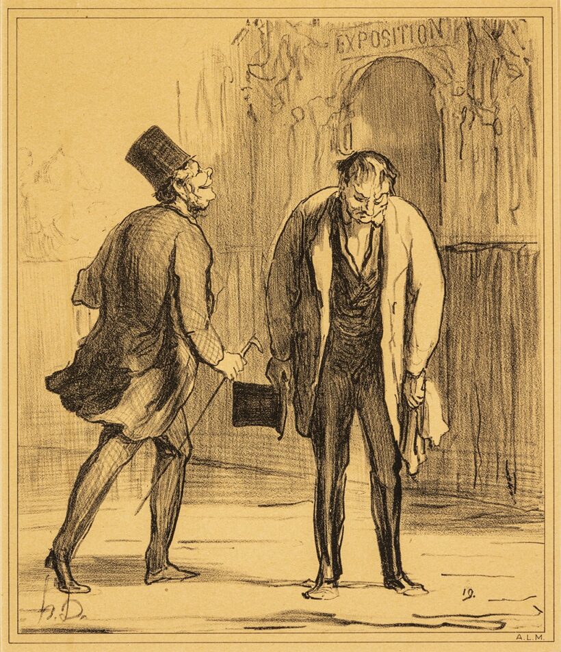 Honoré Daumier után: Exposition, 1819