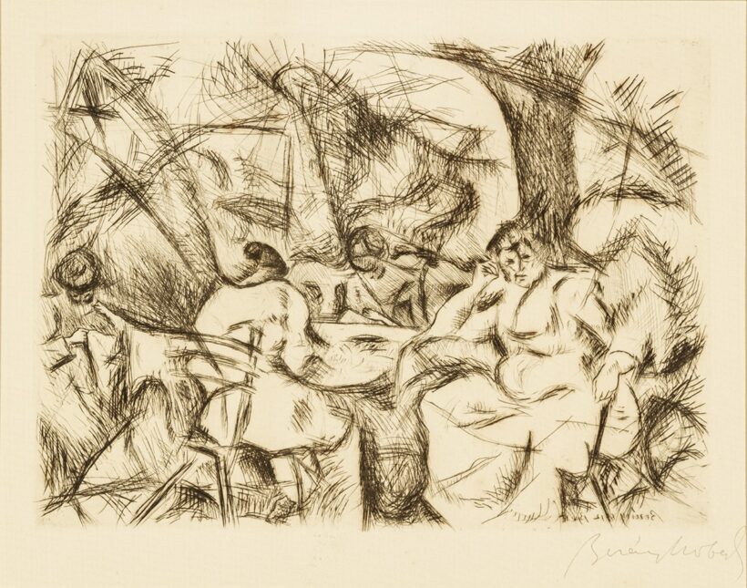 Berény Róbert: Kertben, 1912
