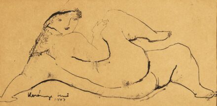 Kerényi Jenő: Akt tanulmány III., 1947