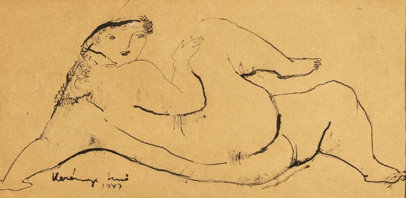 Kerényi Jenő: Akt tanulmány III., 1947
