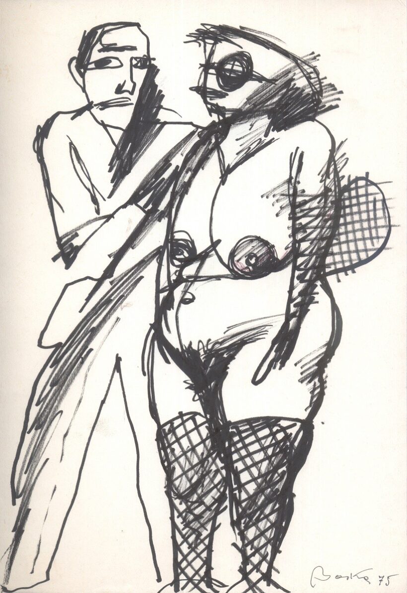 Baska József: Pár, 1975