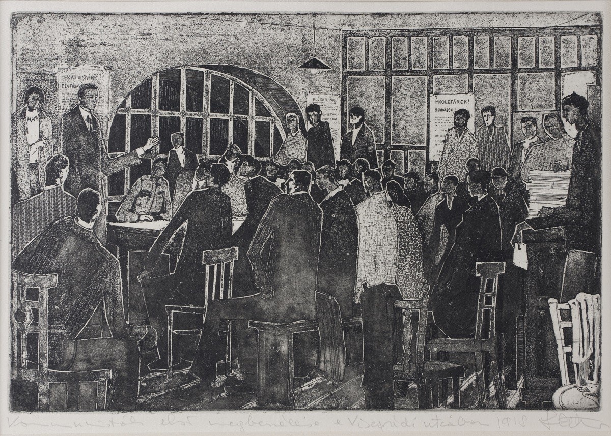 Stettner Béla: Kommunisták első megbeszélése a Visegrádi utcában