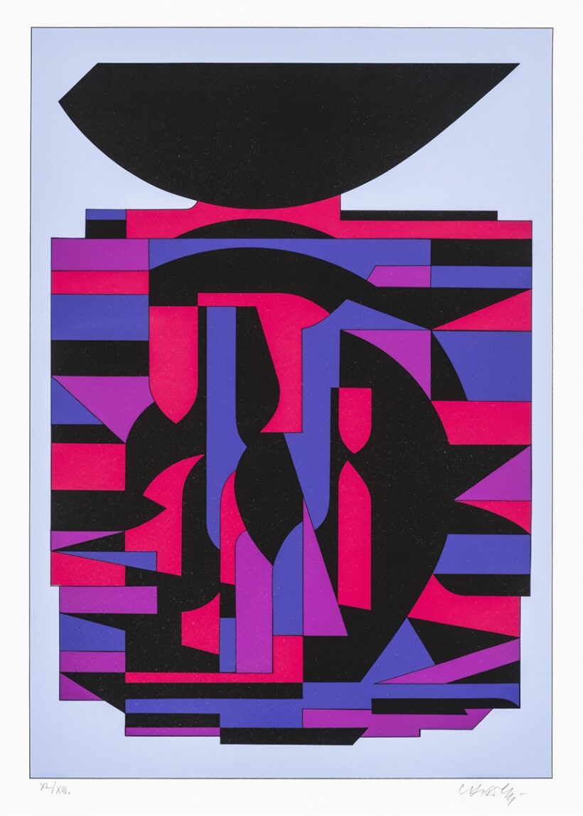 Victor Vasarely: Forma 5, 1984