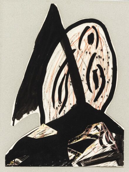 feLugossy László: Kivágott figura I., 1988