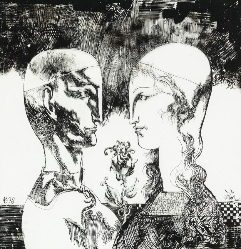 Szász Endre: Szerelmespár, 1978
