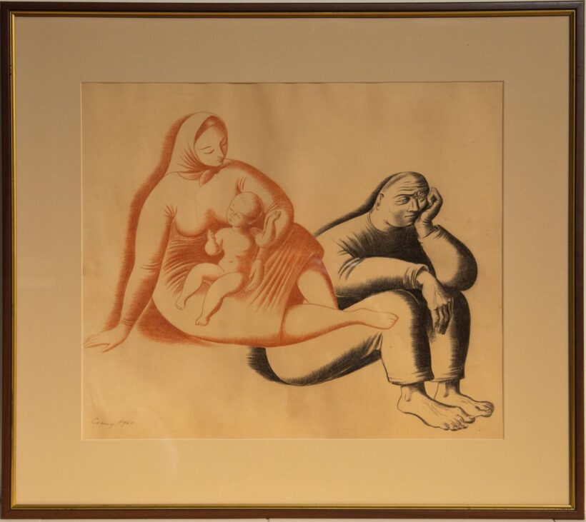 Csemiczky Tihamér: Család, 1940