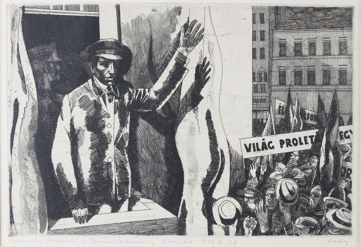 Lenkey Zoltán: Szamuely bejelenti a Tanácsköztársaság létrejöttét