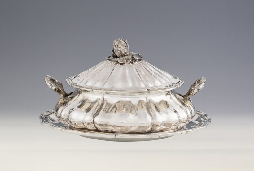 Biedermeier levesestál
, Pest, 1848., Müller József