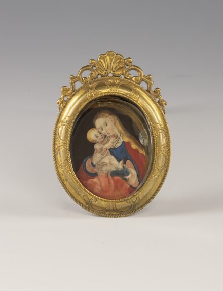 XVIII. század végi miniatűr - Madonna
, Német terület, XVIII. század vége