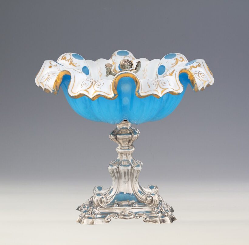 Biedermeier desszertestál
, Bécs, 1852.