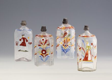 4 darab butella
, Osztrák, 1770 körül