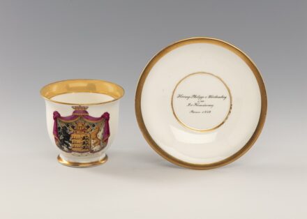 Berlini csésze
, Királyi Porcelán Manufaktúra, Berlin, 1849-1870 között