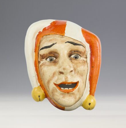 Art deco falimaszk - Harlequin
, Ausztria, 1920 körül