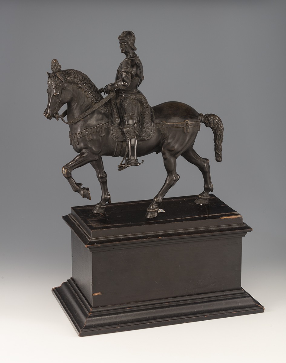 XIX. századi olasz szobrász, Andrea Verocchio után -
Colleoni lovasszobra