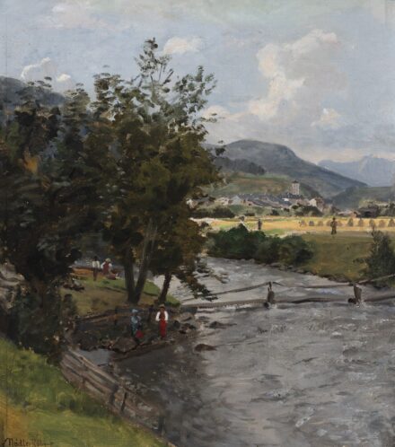 Nádler Róbert: Steinach látképe