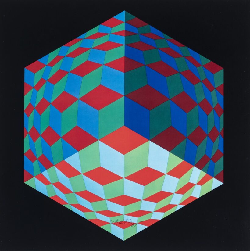 Victor Vasarely: Kocka