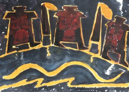 Almási Gertrúd (1951) : Eső után, 2000