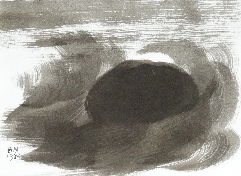 Borsos Miklós (1906 - 1990): Hullámok 1983.