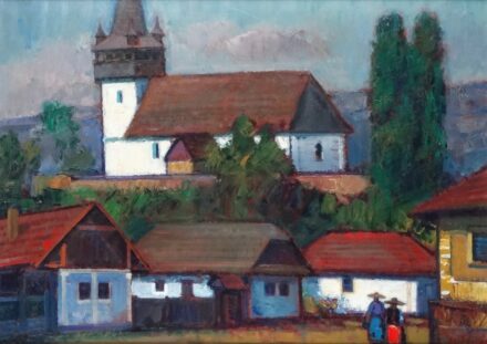 Moldován István (1911-2000): Kőrösfői táj 1991