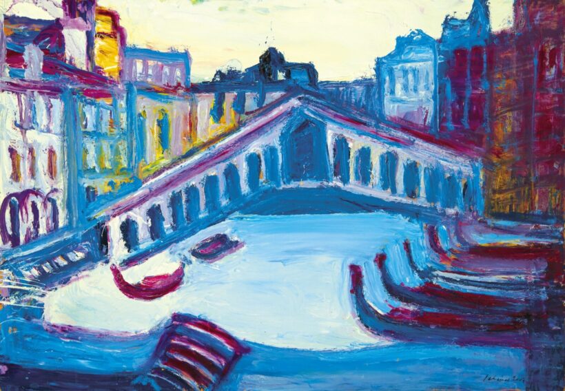 Schéner Mihály (1923-2009): Rialto híd Velencében, 2007