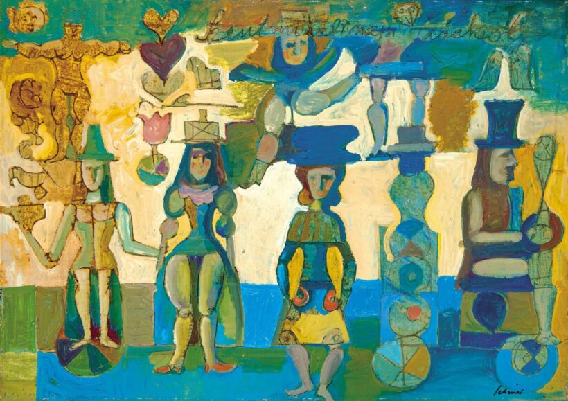 Schéner Mihály (1923-2009): Szent Mihály-napi játékok, 1987