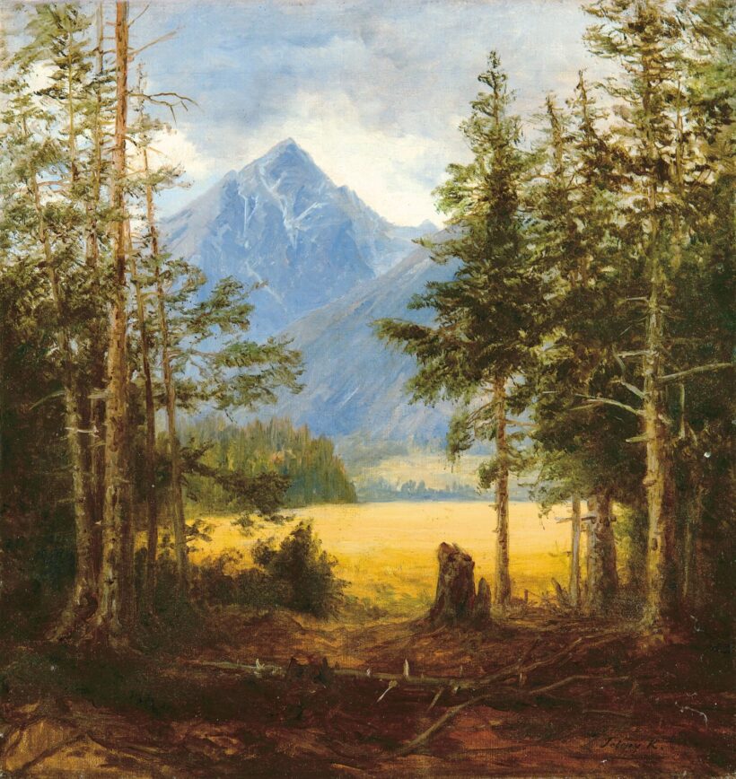 Telepy Károly (1828-1906): Tátrai táj (Koscielec)