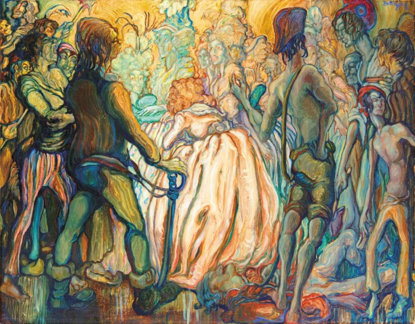 Batthyány Gyula (1887-1959): Rokokó dámák (Francia forradalom)