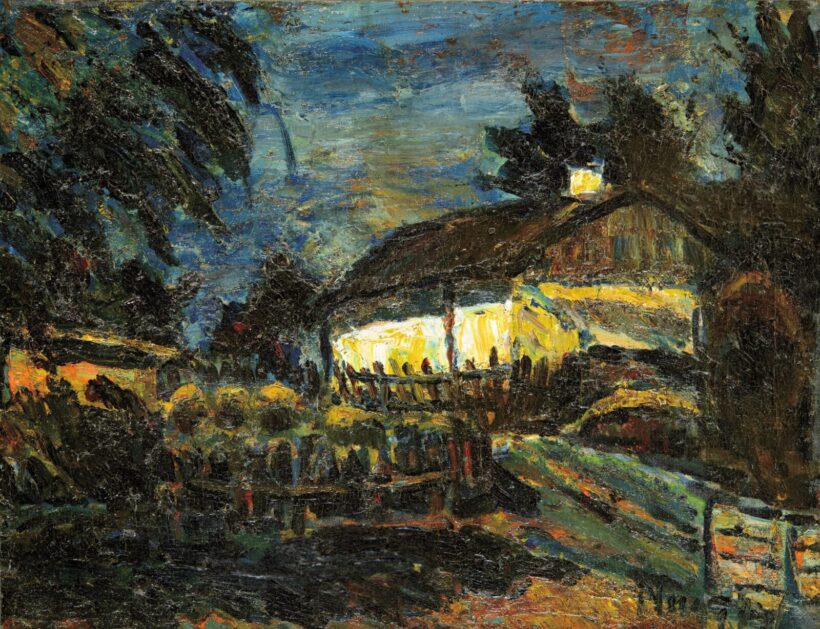 Nagy István (1873-1937): Napsütötte ház