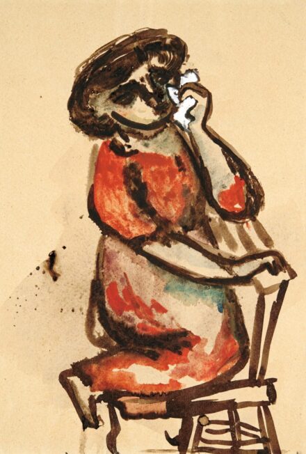 Anna Margit (1913-1991): Térdeplő, 1940
